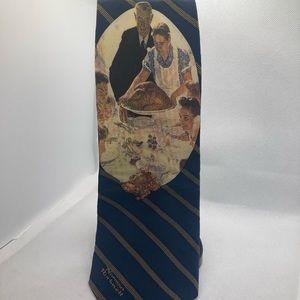 Norman Rockwell “Freedom from want” tie